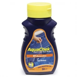 Produit D'entretien Piscine Languettes D'analyse Piscine Et Spa à L'oxygène Actif - AquaChek Orange - Flacon De 50 Languettes