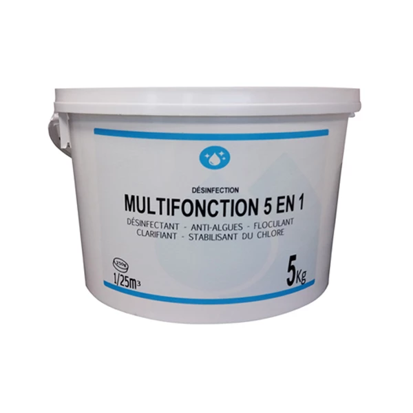 Poolstyle Produit D'entretien Piscine Entretien Piscine Galets Multi-fonctions En Galets De 250 G Seau De 5 Kg