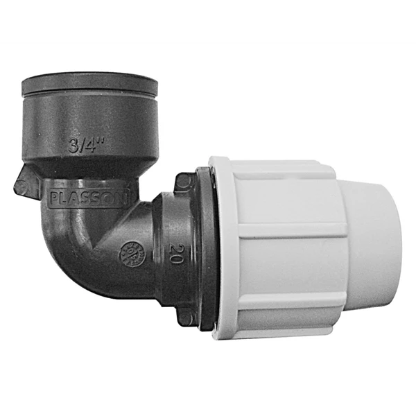 Fitt Arrosage Enterré Raccord Compression Arrosage Enterré Coude égal Plasson 25 Mm – Image 2