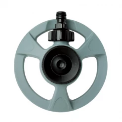 Fitt Arroseur Oscillant Et Asperseur Arroseur Statique Soucoupe Circulaire 80m² Métal Lesté Turquoise