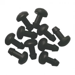 Goutte à Goutte Raccord Bouchon Cannelé Arrosage GAG Ø 4x6 Mm Fitt Plastique Noir X10