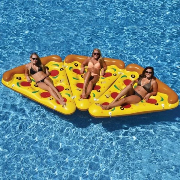 Swimline Bouées Et Matelas Gonflables Bouée Part De Pizza Système D'accroche Portes-gobelets L 1.93 M PVC – Image 3