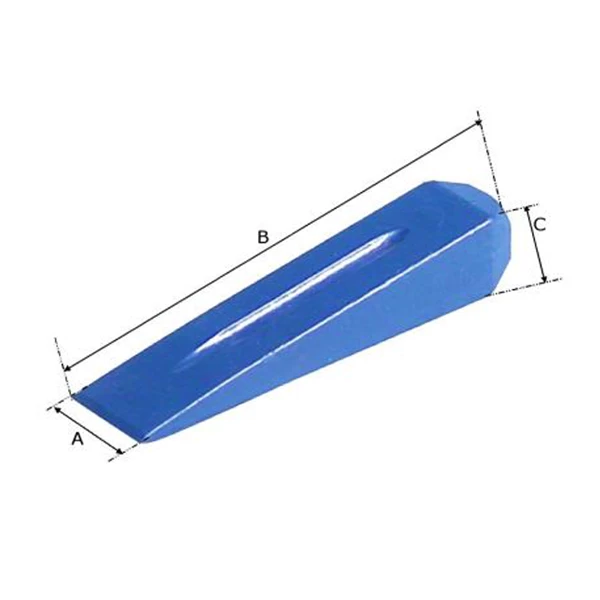 Merlin éclateur Coin éclateur évidé Fendre Bûches Et Couper Bois Acier C45 2,0 Kg Perrin – Image 2