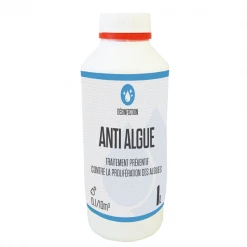 Poolstyle Produit D'entretien Piscine Traitement Liquide Préventif Contre Prolifération Algues Piscine 1 Litre