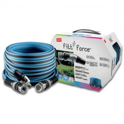 Tuyau D'eau Tuyau Arrosage Fitt Force équipé 15 Mm 5/8" Longueur 35 Mètres Bleu