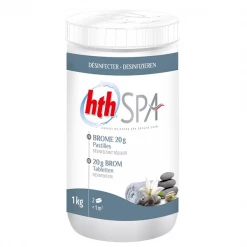 Produit D'entretien Piscine Tablettes Désinfectant Régulier Spas - HTH Spa - Boîte De 1 Kg