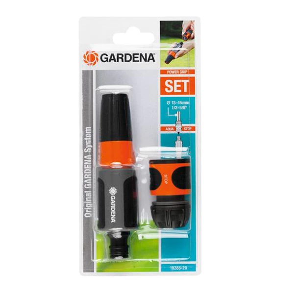 Lance Et Pistolet D'arrosage Lance Arrosage Gardena Pour Tuyau Ø 13-15 Mm Avec Raccord Aquastop – Image 2