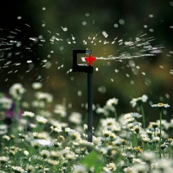 Arroseur Oscillant Et Asperseur Micro-asperseur Rotatif 360° Arrosage Pluie Fine Gardena Portée 3,5 M X2