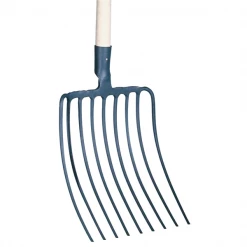 Outillage De Jardinier Fourche à Cailloux 9 Dents Perrin Emmanchement Cintré 135 Cm 632235