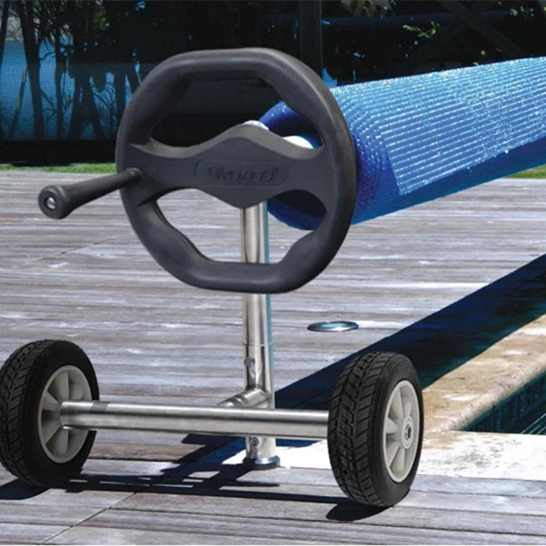 Bâches Et Couvertures De Sécurité Pour Piscines Enrouleur Télescopique Bâche Piscine 10x5m Kalu 5PC Kokido Aluminium – Image 2