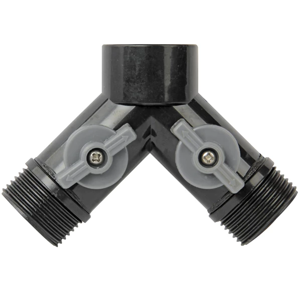 Fitt Sélecteur D'arrosage Raccord Sélecteur 2 Directions Fileté F20x27 Double Sortie M20x27