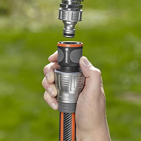 Raccord Rapide Arrosage Raccord Arrosage Rapide Premium Tuyau 19 Mm Gardena A Fixer Nez Robinet – Image 2