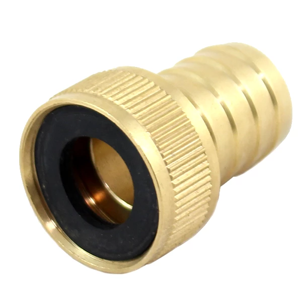 Dévidoir Raccord Sortie Arrosage Edia Embout Cannelé 19 Mm Laiton Joint Inclus – Image 2