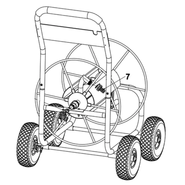 Dévidoir Raccord Sortie Arrosage Edia Embout Cannelé 19 Mm Laiton Joint Inclus – Image 3