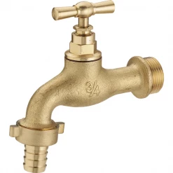 Noyon Et Thiebault Robinet D'arrosage Robinet à Clapet Avec Raccord Au Nez Mâle 3/4" (20x27) - Mâle 3/4" (20x27) - Ø 15 Mm Noyon-et-Thiebault 1151-2020L1