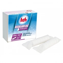 Produit D'entretien Piscine Floculant Régulier Pour Piscine - Regularfloc HTH - 10 Cartouche De 125g - Carton De 1.250kg