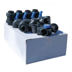 Aquatech Raccords Hydrauliques Pour Piscine Kit Plomberie Pour Piscine - Avec Vannes Easyfit VEE - Diamètre 50 Mm