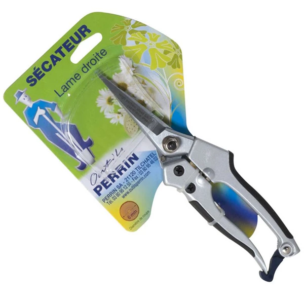 Sécateur Et élagueur Sécateur Lame Droite 7,5 Cm Perrin Diamètre Coupe 15 Mm Corps Aluminium – Image 2