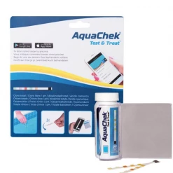 Produit D'entretien Piscine Testeur Eau De Piscine Et Spa - Test And Treat AquaChek - Utilisation Avec Smartphone - 50 Languettes SCP-France AQC-470-5008